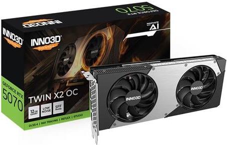 Grafička kartica Inno3D GeForce RTX 5070 Twin X2 12GB