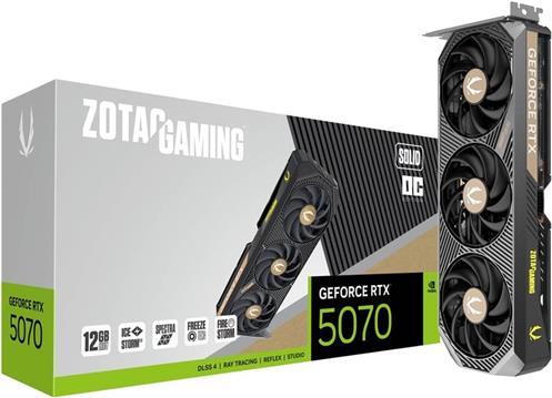 Grafička kartica Zotac GAMING GeForce RTX 5070 SOLID OC 12GB GDDR7