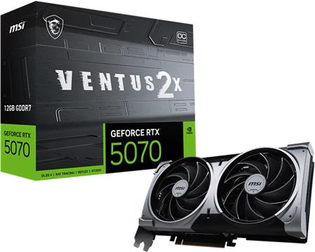 Grafička kartica MSI GeForce RTX 5070 12G VENTUS 2X OC