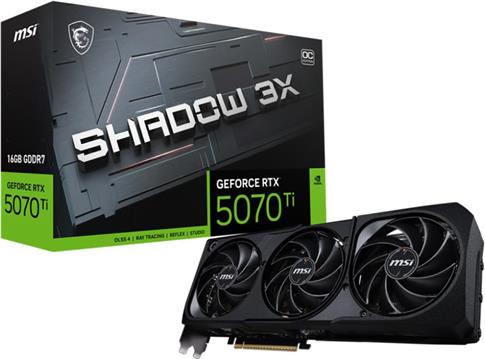 Grafička kartica MSI GeForce RTX 5070 Ti 16G SHADOW 3X OC