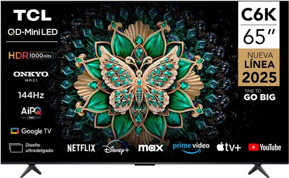 Televizor TCL Mini LED 65" 65C6K Google TV
