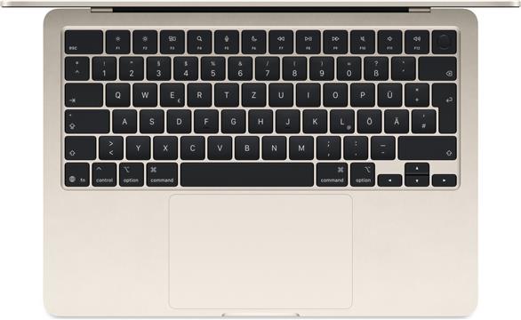 Prijenosno računalo Apple MacBook Air 13" M4 10C CPU / 8C GPU 16GB 256GB SSD, Starlight, MW0Y3D/A