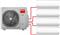 Multisplit sustav VIVAX COOL, multi-bundle M 8.2kW 1drive4