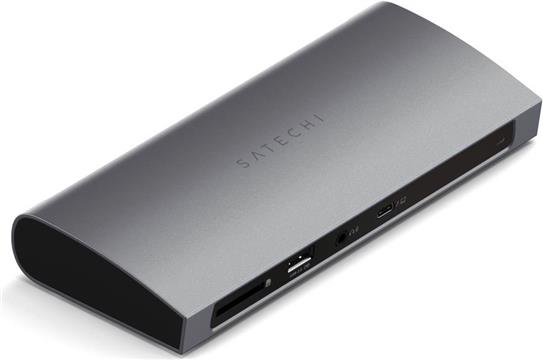 Docking station SATECHI Aluminium Thunderbolt 4 Dock Space Grey, ST-UCT4DM-EU