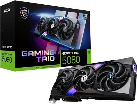 Grafička kartica MSI GeForce RTX 5080 16G GAMING TRIO OC