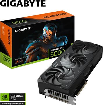 Grafička kartica Gigabyte GIFORTE GEFORCE RTX 5090 WINDFORCE OC 32G, 32GB GDDR7, PCI-E 5.0