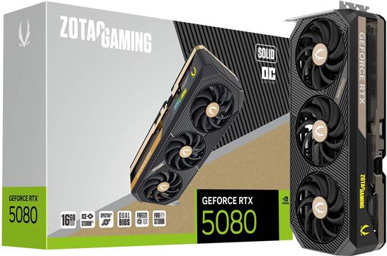 Grafička kartica Zotac GAMING GeForce RTX 5080 SOLID OC 16GB GDDR7