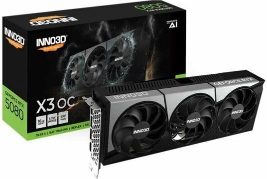 Grafička kartica Inno3D GeForce RTX 5080 X3 Gaming OC 16GB