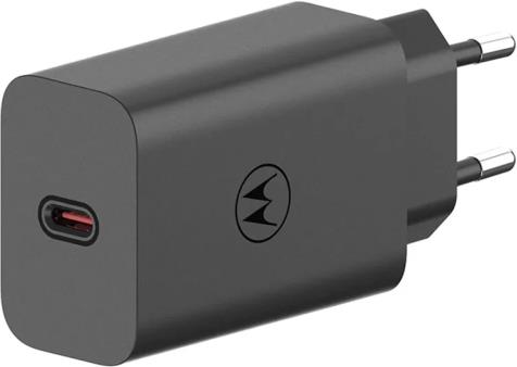 Motorola TurboPower Wall Charger 68W USB-C, 1m C-C cable, Black - charger