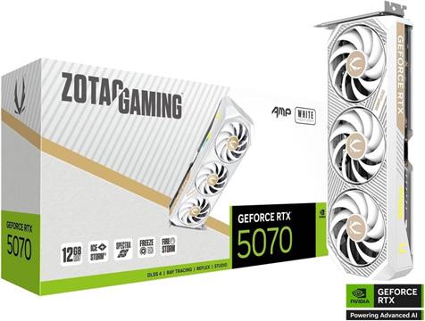 Grafička kartica Zotac GAMING GeForce RTX 5070 AMP White Edition 12GB GDDR7