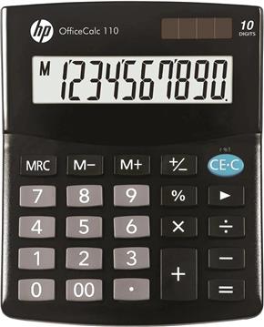 HP Calculator office HP OC 110/INT BX, 10-digit display, 125x101x33mm, black