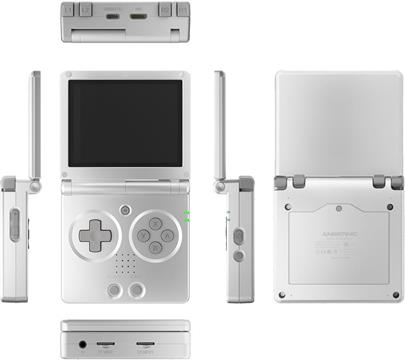 Retro gaming console ANBERNIC RG35XX SP Silver