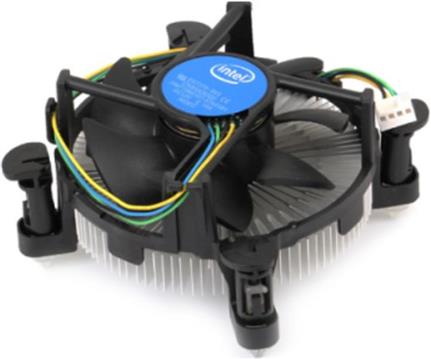 Hladnjak za procesor Intel E97379-003, aluminijski, crni