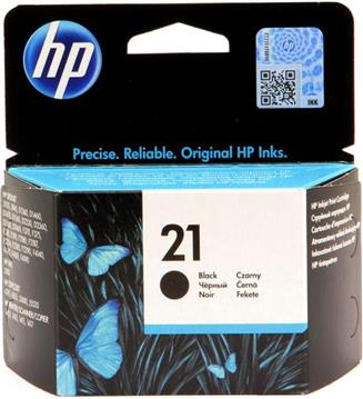 Tinta HP C9351AE (no. 21), Black