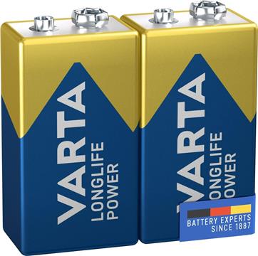 Batterie 9V E-Block (6LR61) *Varta* Energy - 2-Pack