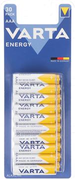Batterie AAA (LR03) 1.5V *Varta* Energy - 30-Pack