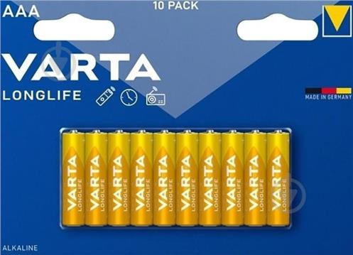Batterie AAA (LR03) 1.5V *Varta* Longlife - 10-Pack