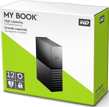 WD My Book 22TB USB3.2 Gen 1 HDD with password protection and backup software