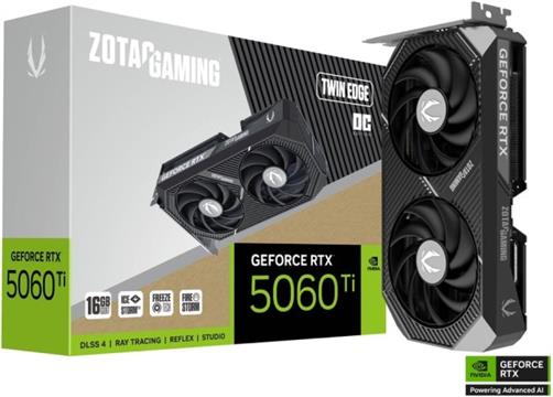 Grafička kartica Zotac GAMING GeForce RTX 5060 Ti Twin Edge OC 16GB GDDR7