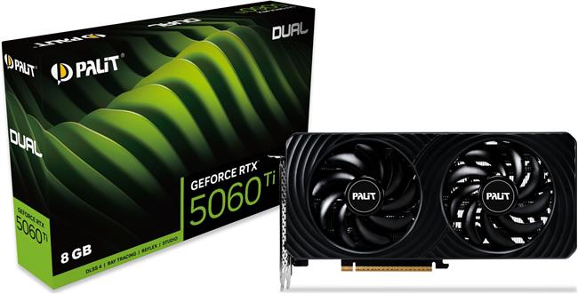 Grafička kartica Palit GeForce RTX 5060 Ti Dual 8GB GDDR7