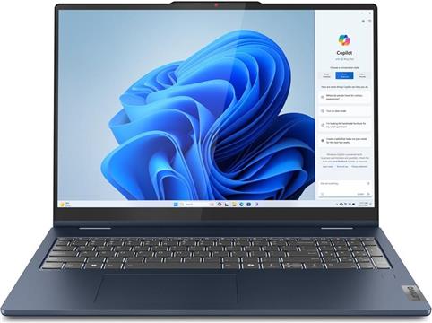 Lenovo IdeaPad 5 Intel Core 7 150U Hybrid (2-in-1) 40.6 cm (16") Touchscreen WUXGA 16 GB LPDDR5x-SDRAM 1 TB SSD Wi-Fi 6 (802.11ax) Windows 11 Home Blue New Repack/Repacked New Repack/Repacked