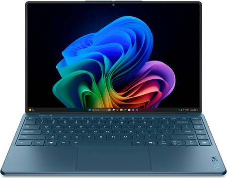 Lenovo Yoga Slim 9 14ILL10 Intel Core Ultra 7 258V Laptop 35.6 cm (14") Touchscreen WQUXGA 32 GB LPDDR5x-SDRAM 1 TB SSD Wi-Fi 7 (802.11be) Windows 11 Home Teal