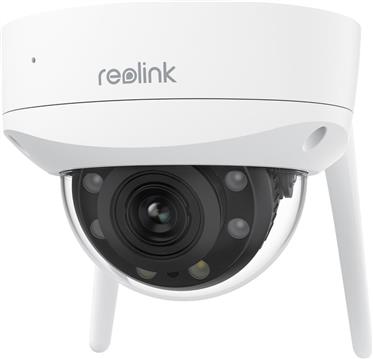 Reolink W437 - 4K Wi-Fi 6 Security Camera, IK10 Vandal-Proof, 5X Optical Zoom, 2.4/5 GHz Wi-Fi, Color Night Vision