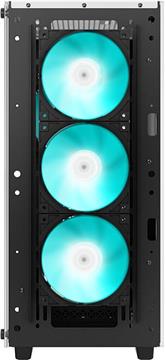 Case DeepCool CC560 WH V2, ATX, LED, Tempered Glass, White