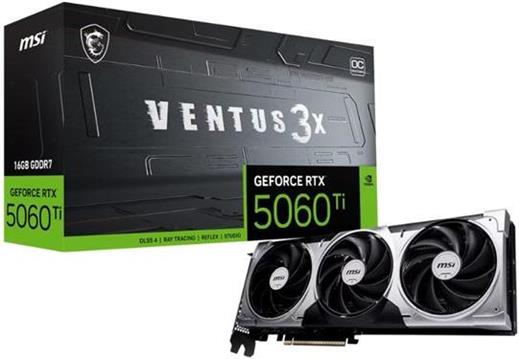 Grafička kartica MSI GeForce RTX 5060 Ti VENTUS 3X OC 16GB