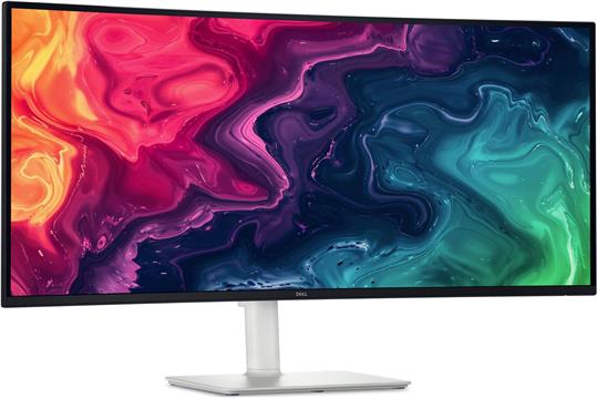 Monitor Dell 34 Plus S3425DW Curved, 3440x1440, WQHD, 120Hz, VA Antiglare, 21:9, 3000:1, 300 cd/m2, 5ms/3ms/1ms, AMD FreeSync Premium, 178/178, 2xHDMI, 2xUSB-C, 2xUSB-A, 2x 5W Speakers, Tilt, Slant, 