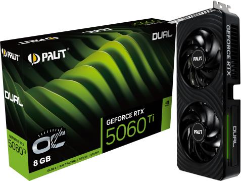 Grafička kartica Palit GeForce RTX 5060 Ti Dual OC 8GB
