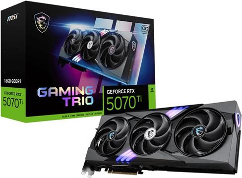 Grafička kartica MSI GeForce RTX 5070 Ti 16G GAMING TRIO OC