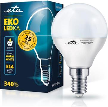 ETA LED žarulja 4W E14 [topla bijela, 2700K, 340lm]