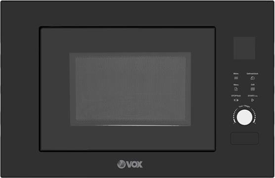 VOX ugradbena mikrovalna pećnica IMWH-GD203B [20L, 1250W/1000W, crna]