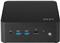 Mini desktop PC MSI Cubi NUC 1M-258BEU barebone Core 7 / WiFi 6E + BT 5.3 / 2x2.5Gbps / black