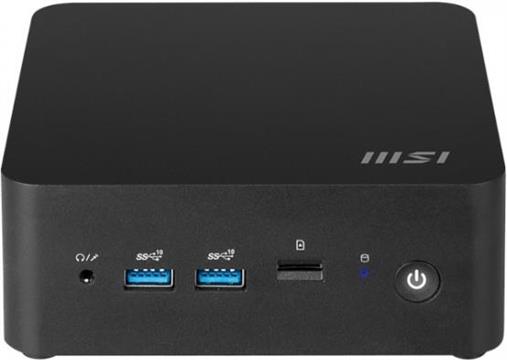 Mini desktop PC MSI Cubi NUC 1M-260BEU barebone Core 3 / WiFi 6E + BT 5.3 / 2x2.5Gbps / black