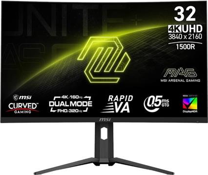 Monitor MSI MAG 321CUPDF / 31.5" / UHD / VA / 160Hz / 0.5ms (GtG) / black