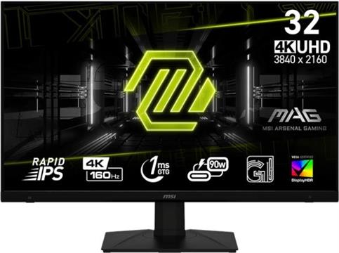 Monitor MSI MAG 322UPF / 32" / UHD / IPS / 160Hz / 1ms (GtG) / black