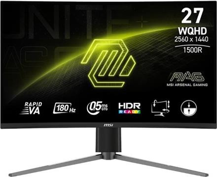 Monitor MSI MAG-27CQ6PF / 27" / WQHD / 180Hz / 0.5ms (GtG) / curved / black