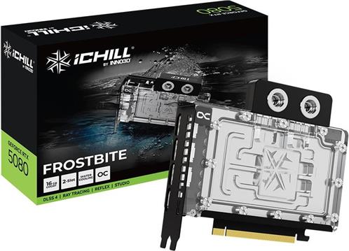 Grafička kartica Inno3D GeForce RTX 5080 iCHILL FROSTBITE 16GB