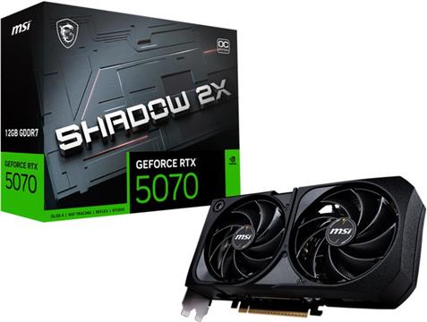 Grafička kartica MSI GeForce RTX 5070 12G SHADOW 2X OC