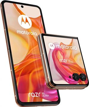 Mobitel Motorola Razr 50 Ultra 512GB 12GB RAM 5G, Peach Fuzz