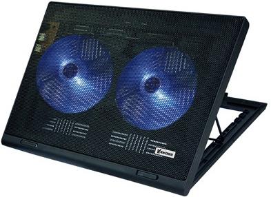 Vakoss LF-2463 laptop cooling pad 43.2 cm (17") Black