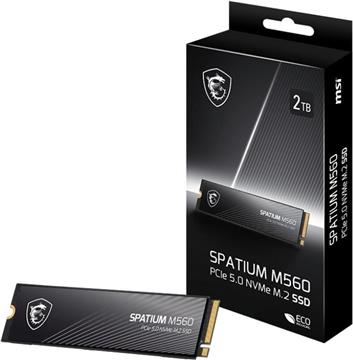 MSI Spatium M560 PCIE 5.0 NVME M.2 1TB PCI Express 5.0 3D NAND