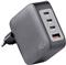 Intenso 140W GaN power supply with 3xUSB-C and 1xUSB-A connectors and included 2M 200W USB-C cable