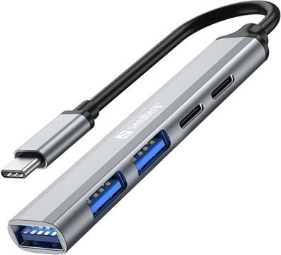 Sandberg USB-C to 3xusb-A + 2xusb-C Hub Saver