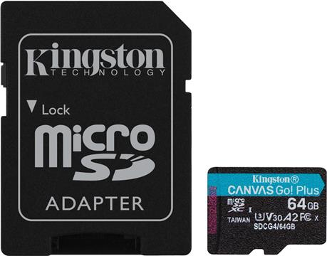 MEM SD MICRO 64GB Canvas Go! Plus + ADP SDCG4/64GB
