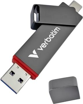 Verbatim Dual QuickStick 1TB, USB-C & USB-A, USB 3.2 Gen 1, 550/500 MB/s