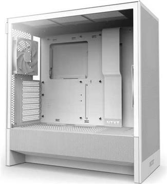 Kućište H5 Flow (2024), White, Tempered Glass, CC-H52FW-01