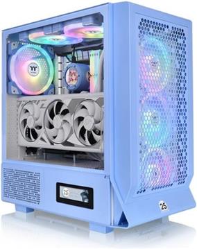 Kućište Thermaltake Ceres 330 TG ARGB, Light Blue, Tempered Glass